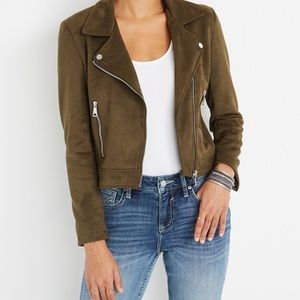 Vigoss suede moto jacket